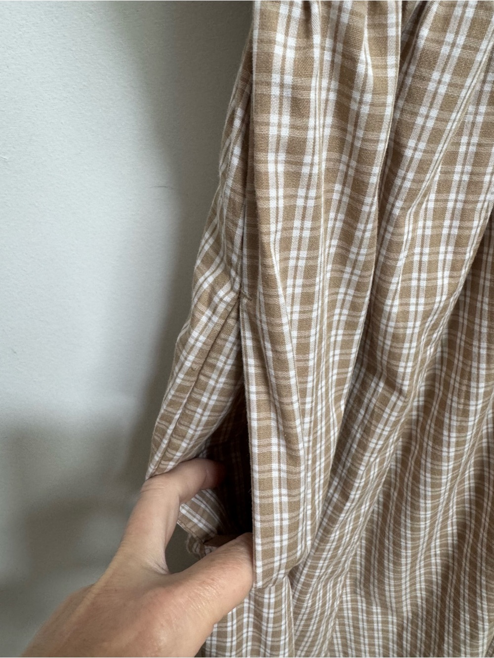 Abercrombie & Fitch Twist Front Gingham Plaid Maxi Dress Women’s XS Summer Party - Picture 7 of 15